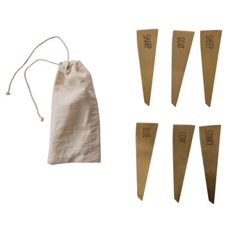 Brass Cheese Markers - Greige Goods