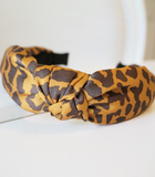 Leopard Top Knot Headband - Greige Goods