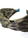 Leopard Top Knot Headband - Greige Goods
