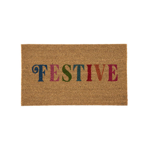 Festive Doormat - Greige Goods